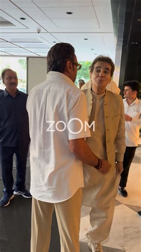 100K views · 19K reactions | Veteran Jeetendra with Jackie Shroff at the prayer meet. Bollywood Celebrity, Veteran Actor, Zoom Papz, Zarine Khan | Zoom TV | Facebook