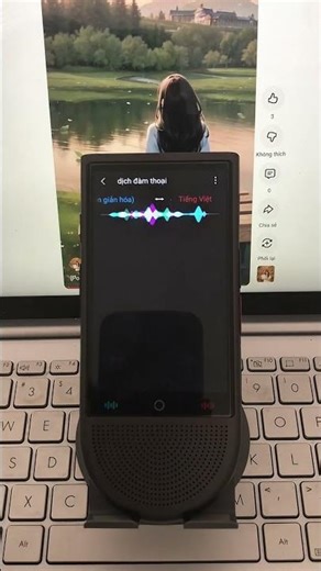 Máy phiên dịch 148 ngôn ngữ không cần bấm nút, không cần chạm Atalk Pro S, phiên dịch postcard Trung