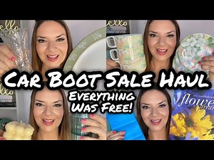 Car Boot Sale Haul | Everything Was Free | Car Boot Sale | Kate McCabe | July 2023
