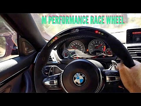 BMW M PERFORMANCE DIGITAL RACE DISPLAY STEERING WHEEL - F82 M4 INSTALL
