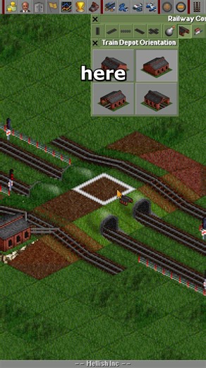 How To Build Awesome Train Depots Fast! Follow along with quick OpenTTD shorts showing classic Transport Tycoon gameplay, building stations, designing junctions, adding trains, buses, and road vehicles, growing towns, and running a full transport network in bite-sized steps. • http://www.MasterHellish.net ◄ News, Events, Schedule, Info, Downloads etc • https://masterhellish.net/support ◄ Support Master Hellish and the content #OpenTTD #OpenTTDShorts #OpenTTDTutorial #OpenTTDTips #OpenTTDGameplay