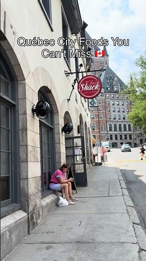 🍁 Québec City Food Guide | Must-Try Foods You Can't Miss! #quebeccity #food #poutine #bananarama