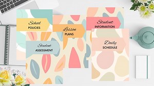 Printable Teacher Binder Dividers | Editable Classroom Organizer Tabs (PDF) - Etsy