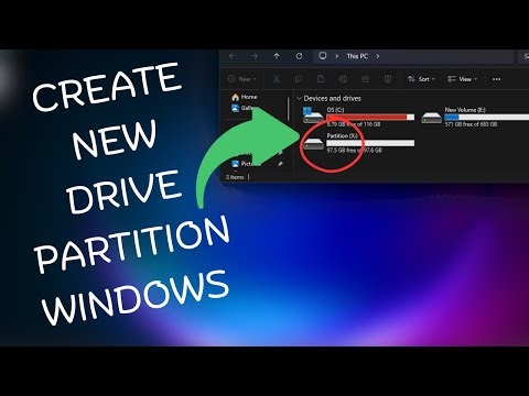 HOW TO CREATE DISK PARTITION IN WINDOWS IN UNDER 3 MINUTES 💯 !!