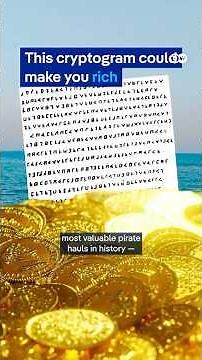 Pirate Treasure La Buse: This cryptogram could make you rich #dwscience #dwhealth