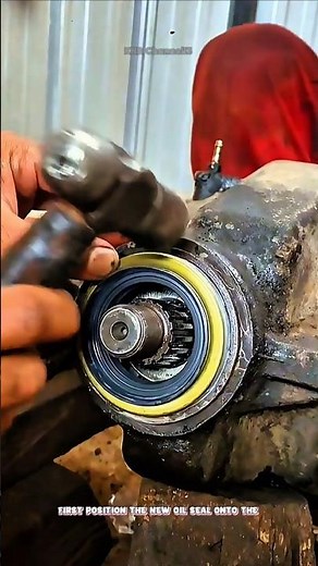 Differential Pinion Seal Replacement#shorts #satisfying #mechanic #technique #working
