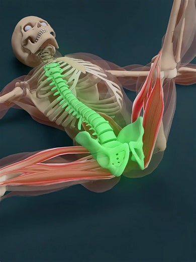 Tight lower back? Your hips might be the problem. This drill restores rotation through the hips and spine. #backpain #hipmobility #mobility #synermuscle #stretch #movementtherapy