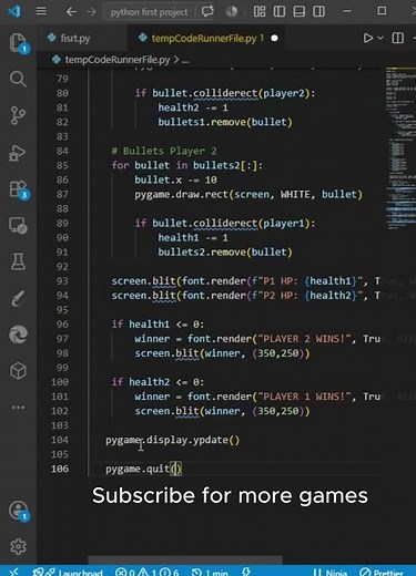 multi-player Game in Python 🔥🎮#shorts #python #coding #programming