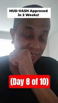 My Hud-Vash Was Approved in TWO WEEKS! 🎉 God is Good! | Day 8 of 10