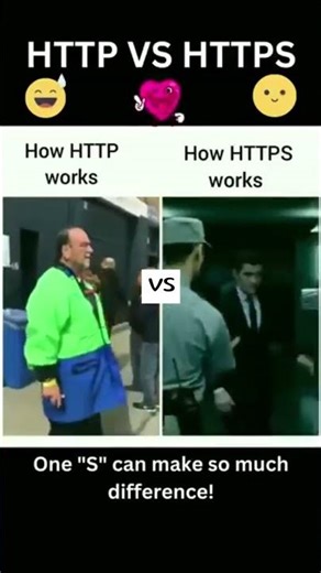 HTTP vs HTTPS Explained in 10 Seconds 😳🔐