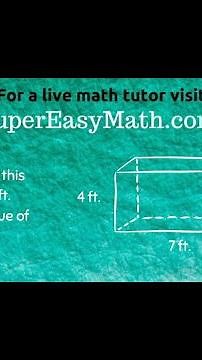 MPOTD - Determine the Width of a Rectangular Prism
