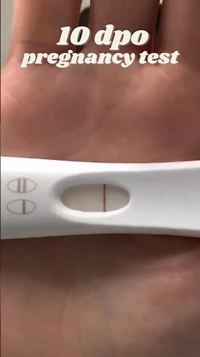 10 DPO Pregnancy Test #ttc #infertility