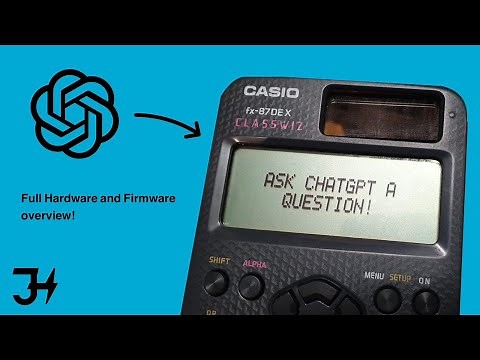 Modifying a non-programmable calculator to run ChatGPT