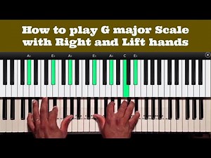 "Piano Lesson 8 for Beginners: Mastering the G major Scale with Both Hands"