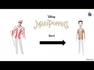 Paint 3D Tutorial: Bert ~ Mary Poppins (1964)