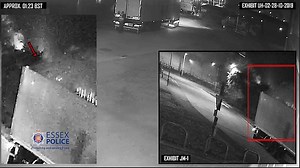 CCTV captures steam gushing from back of Vietnamese migrant truck