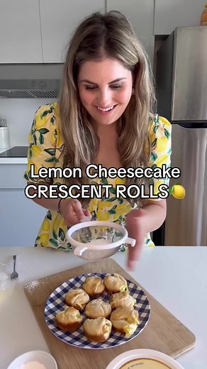 Easy Lemon Cheesecake Crescent Rolls Recipe