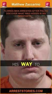 FLORIDA MAN ARRESTED AFTER POLICE DISCOVER WHAT WAS HIDDEN IN HIS PROSTHETIC ...