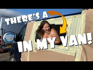 How to FIT campervan WINDOW Ford Transit DIY