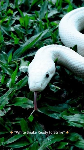 ⚡ “White Snake Ready to Strike” ⚡