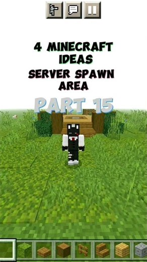 4 MINECRAFT IDEAS//SERVER SPAWN//PART 15//#shorts #subscribe
