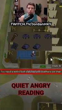 I just wanted to make a mith grapple for the diaries and a quest... #fail #osrs #curbyourenthusiasm