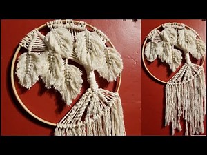 Macramé Tree of Life | DIY Dream-catcher | Macrame Wall Hanging | Handmade Gift Tutorial | 生命之树捕梦网