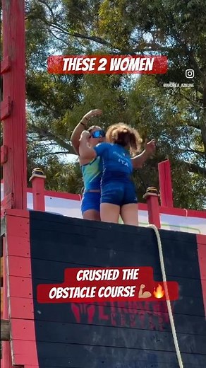 Watch how these women crush this obstacle course. #strongwomen