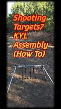 How To Assemble The Shooting Targets7 KYL Target Rack
