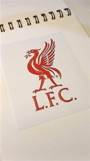 So satisfying 🤯 Liverpool F.C. Logo Colouring 🔥