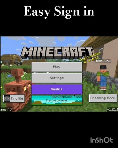 “How to Sign In Minecraft PE (Easy Method!) 🔥📲” #minecraft #gaming