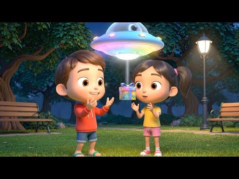 The UFO Lands and Brings a Gift!