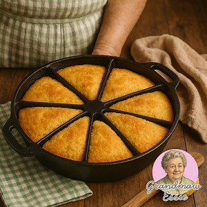Crispy Cast Iron Skillet Cornbread Recipe | Classic Southern Style With Buttermilk & Golden Crust | Grandmaw Essie's Favorite Digital Recipe - Etsy UK
