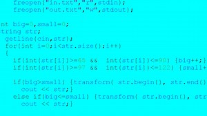 Code on blue screen - Free Stock Video