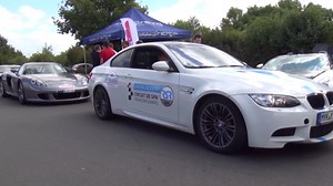 Porsche Carrera GT roars at Nürburgring track
