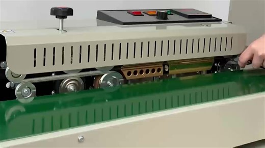 FR-900 Horizontal Continuous Heat Band Sealer/Plastic Film Sealing Machine