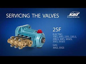 CAT Pump Repair: Servicing Valves 2SF Series Pumps