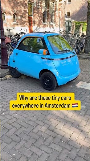 Why Are These Tiny Cars Everywhere in Amsterdam? 🇳🇱😳