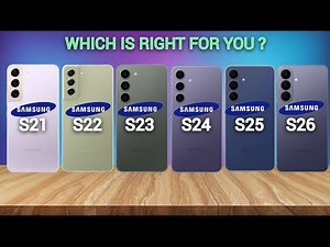 Samsung Galaxy S26 vs S25 vs S24 vs S23 vs S22 vs S21 – Full Comparison & Winner Revealed! 🏆