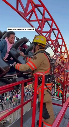 25K views · 273 reactions | Firefighters Climb Ride to Save Stranded Woman | Park Patrol Lifesavers | Facebook