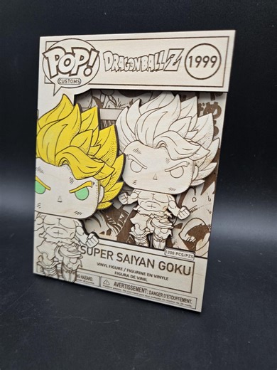 DBZ SSJ GOKU Le Funko Pop Slider - Etsy