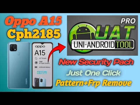 ✅ 🔓 Unlock Oppo A15 Cph2185—Remove PIN/Pattern+FRP Bypass | With Uat Pro | 100% Wrking #unlock1 #bft