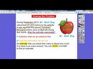 Rounding Numbers - Lesson 1.4