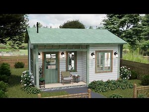Touring a Stunning 16x20 ft (5x6 m) Wood Tiny House | Cozy, Sustainable Living!