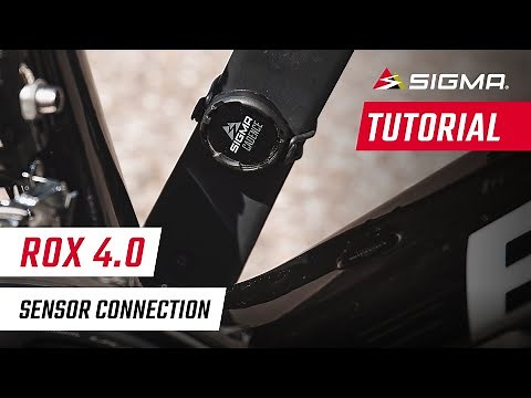 EN | ROX 4.0 | Sensor Connection | Tutorial | SIGMA SPORT