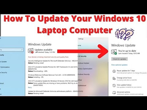 How To update Windows 10 update kaise kare 2024 || how to update windows 10 in laptop