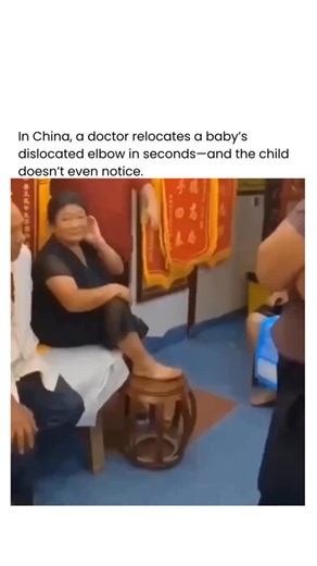 Historical Images & Videos on Instagram: "A video recorded in China has gone viral on social media, showing a doctor precisely repositioning a small child’s elbow after a joint dislocation. In just a few seconds and with an almost imperceptible maneuver, the doctor corrects the issue, and the child—previously visibly uncomfortable—resumes moving normally. The scene ends in a curious way: she accepts a candy with the recently treated arm, showing no sign of pain. The injury in question is known a