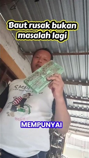 Baut rusak tidak masalah lagi setelah saya punya alat senai tap die set #tapdieset
