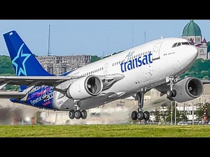 ✈️ 100 AIRPLANE TAKEOFFS & LANDINGS in 60 MINS 🇨🇦 Montreal Airport Plane Spotting [YUL/CYUL]