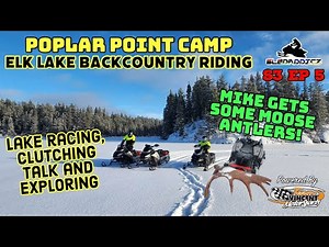 Snowmobiling at Poplar Point Camp | Racing the Twin 2023 Ski-Doo 850s & Mach Z | Moose Shed Souvenir